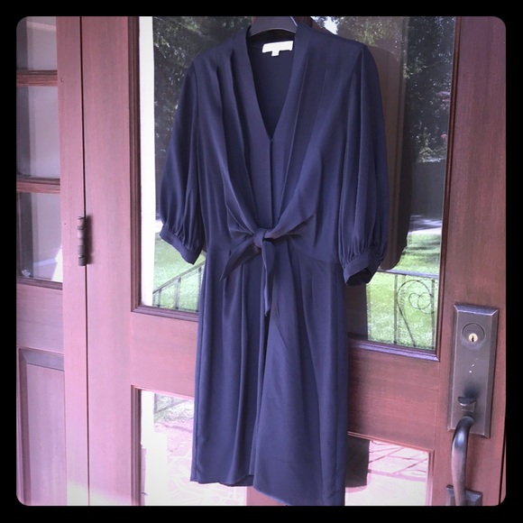 Amanda Uprichard Dresses & Skirts - Amanda Uprichard Navy Silk Dress